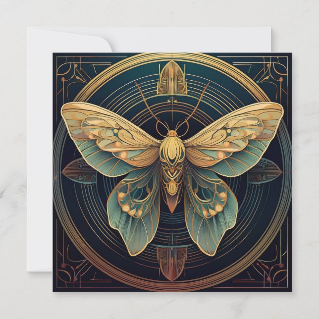 Tarjeta Festiva AI Moth (Anverso)