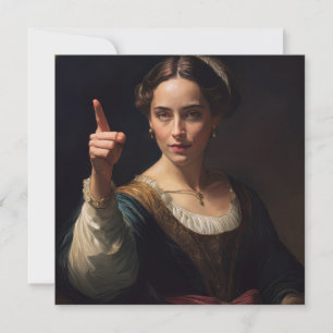 Tarjeta Festiva AI Noblewoman señala