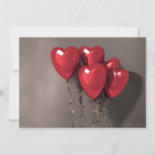 Tarjeta Festiva Ai Robots Día de San Valentín Hearts
