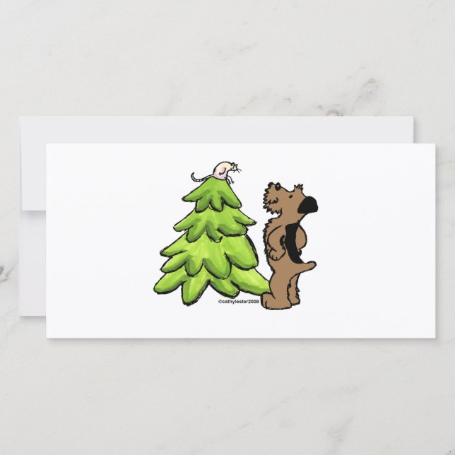 Tarjeta Festiva AiredaleChristmas (Anverso)