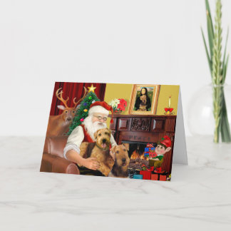 Tarjeta Festiva Airedales de Santa María