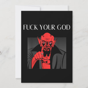 Tarjeta Festiva Aist Goat Satan Baphomet GIft
