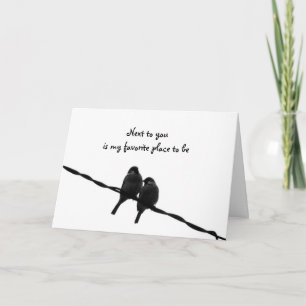 Tarjeta Festiva Al lado de Usted-Mi el día de San Valentín