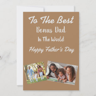 Tarjeta Festiva Al mejor padre de bono del mundo