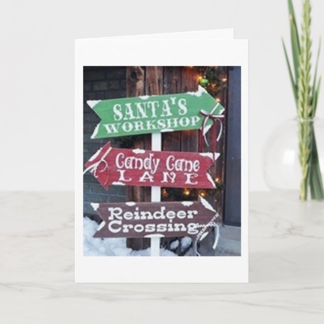 TARJETA FESTIVA AL OTRO LADO DE LOS KILÓMETROS PARA AMIGOS DE NAVI (Anverso)