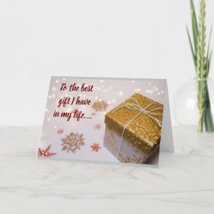 TARJETA FESTIVA *AL "REGALO" MÁS BELLO QUE TENGO EN MI VIDA