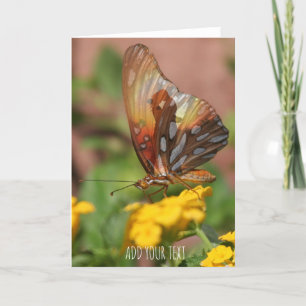 Tarjeta Festiva Alas mariposas - Amor a la mariposa