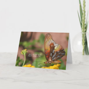 Tarjeta Festiva Alas mariposas - Amor a la mariposa