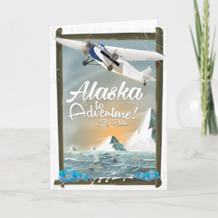 Tarjeta Festiva ¡Alaska para aventuras!