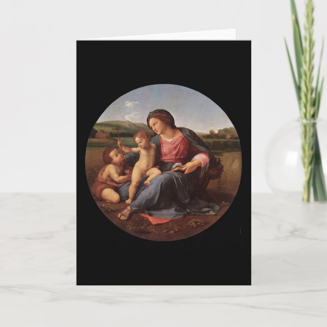 Tarjeta Festiva Alba Madonna (Anverso)