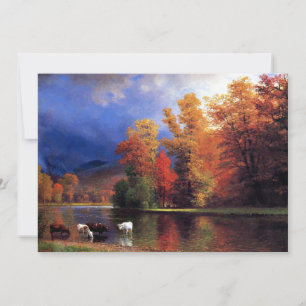 Tarjeta Festiva Albert Bierstadt - En el Saco