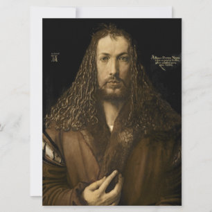 Tarjeta Festiva Albrecht Durer - autorretrato