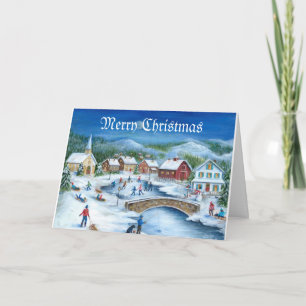 Tarjeta Festiva Aldea Mágica