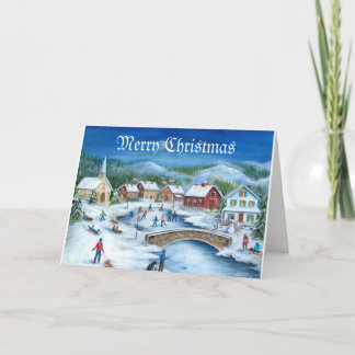 Tarjeta Festiva Aldea Mágica