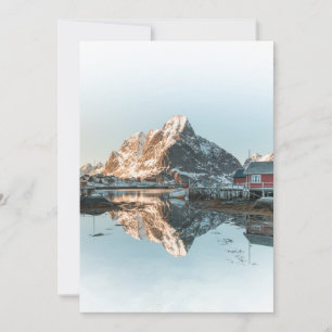 Tarjeta Festiva Aldea Pesquera de las Islas Lofoten