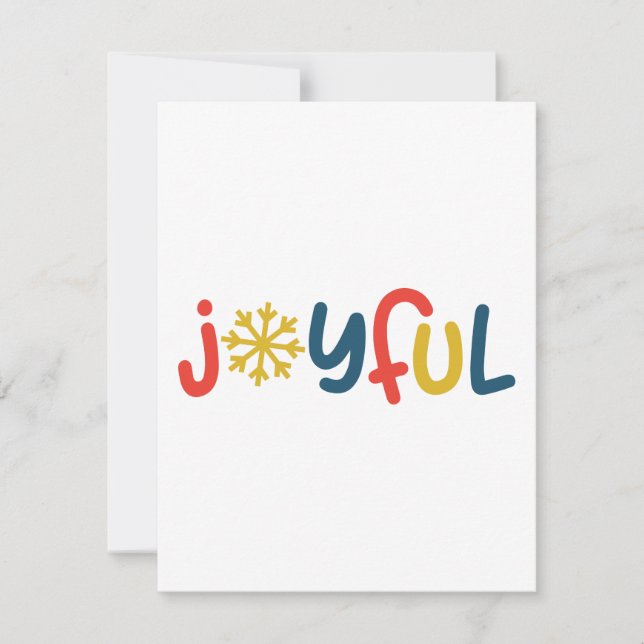 Tarjeta Festiva Alegre (Anverso)