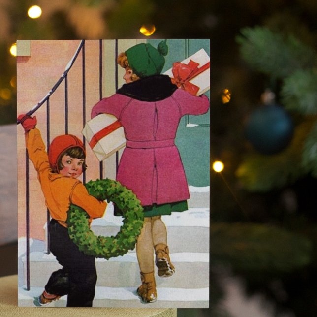 Tarjeta Festiva Alegre a los Navidades (Subido por el creador)