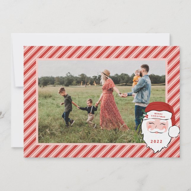 Tarjeta Festiva Alegre Santa Face | NAVIDADES | Foto (Anverso)