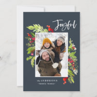 Alegres acuarelas florales y folclóricas navidades