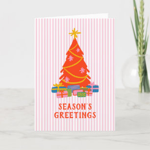 Tarjeta Festiva Alegres y extravagantes saludos de temporada perso