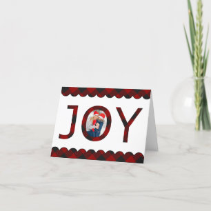 Tarjeta Festiva Alegría a cuadros foto