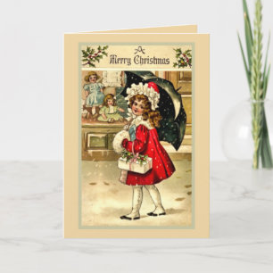 Tarjeta Festiva Alegría a la antigua