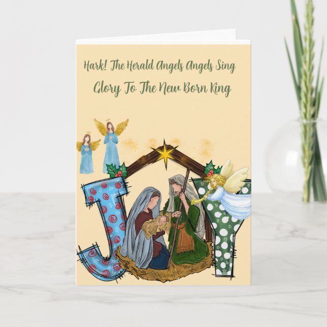 Tarjeta Festiva Alegría Al Mundo (Anverso)