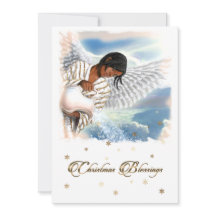 Alegría al mundo. Ángel afroamericano