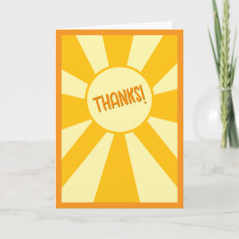 Tarjeta Festiva Alegría Brillante Gracias