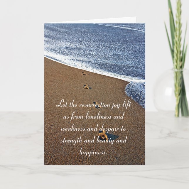 Tarjeta Festiva Alegría de la Resurrección (Anverso)