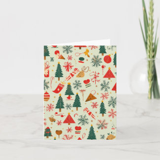 Tarjeta Festiva Alegría de los navidades