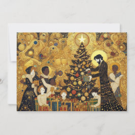 Tarjeta Festiva "Alegría de Yuletide"