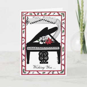 Tarjeta Festiva Alegría del día de fiesta en una escala magnífica