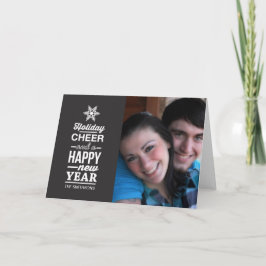 Tarjeta Festiva alegría navideña