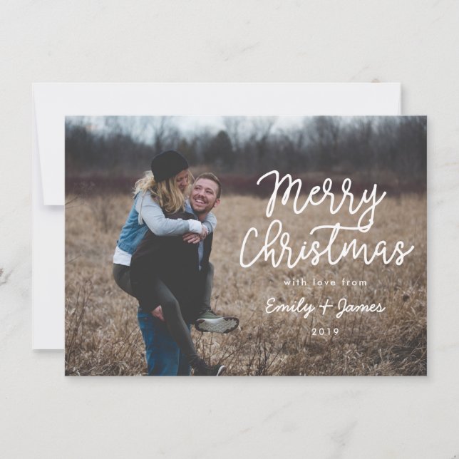 Tarjeta Festiva Alegría Navideña (Anverso)