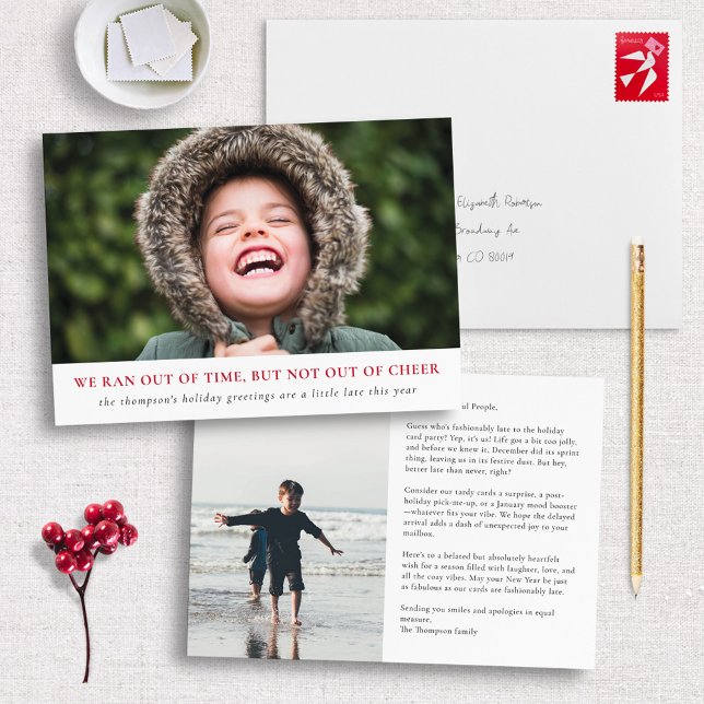 Tarjeta Festiva Alegría navideña, saludos tardíos este año (Subido por el creador)