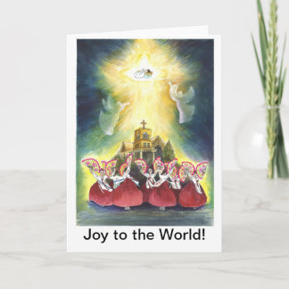 Tarjeta Festiva Alegría por el mundo