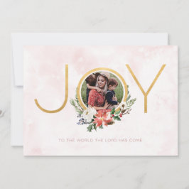 Tarjeta Festiva Alegría por la fotografía floral acuática mundial