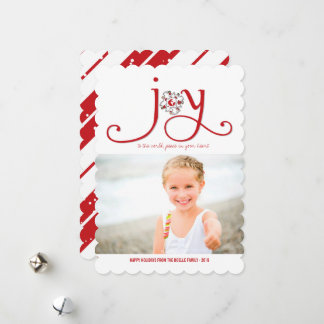 Tarjeta Festiva Alegría Por Los Niños Personalizados Navidades Del
