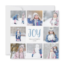 Alegría simple | 8 Collage de fotos cuadrado plano