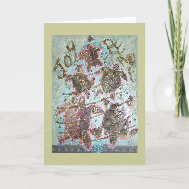 Tarjeta Festiva Alegría y paz (Anverso)