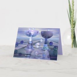 Tarjeta Festiva Alegrías con las burbujas