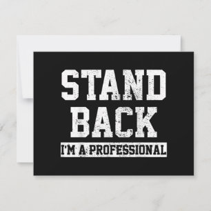 Tarjeta Festiva Aléjate Soy Un Profesional