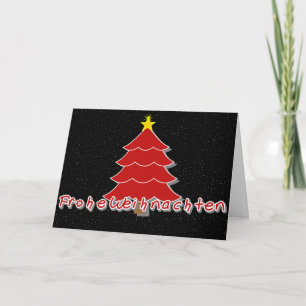 Tarjeta Festiva Alemán Cristmas