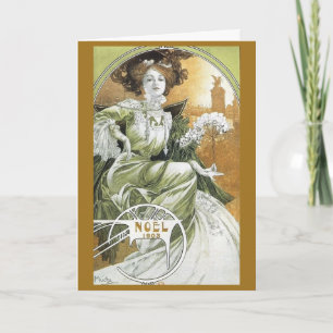Tarjeta Festiva Alfosne Mucha