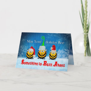 Tarjeta Festiva Algo para alborotar sobre las abejas melíferas