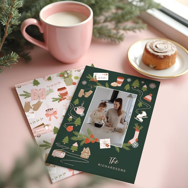 Tarjeta Festiva Algunas de nuestras fotos favoritas de Navidades (A Few of Our Favourite Christmas Things Photo Holiday Card)