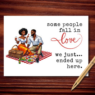 Tarjeta Festiva Algunas personas se enamoran. Nosotros simplemente