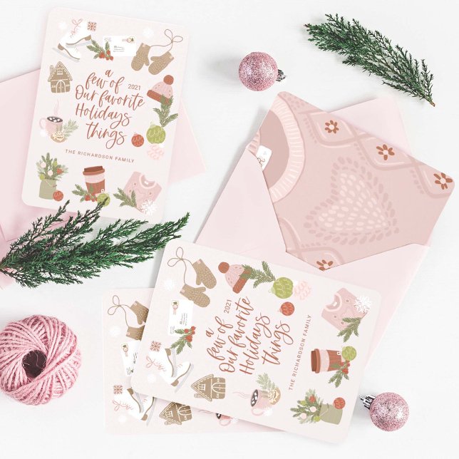 Tarjeta Festiva Algunos de nuestros Navidades favoritos que Rubor  (Subido por el creador)