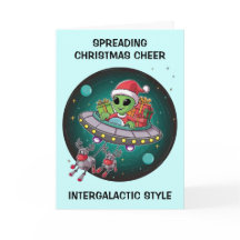 Alien Santa en Navidades de OVNI